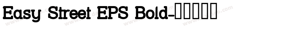Easy Street EPS Bold字体转换
